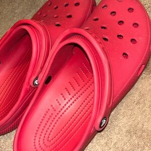 Red Croc size 14